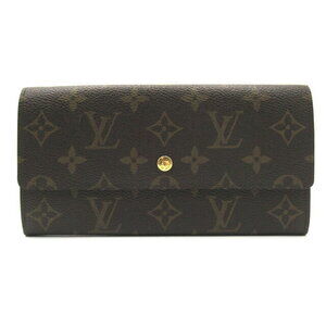 Louis Vuitton Pochette Porte Monnaie Wallet Monogram Brown